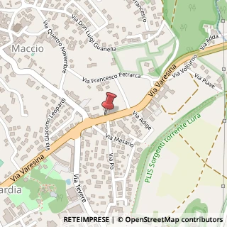 Mappa SS342, Snc, 22079 Villa Guardia, Como (Lombardia)