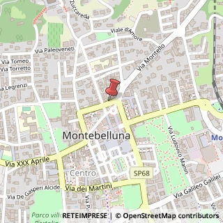 Mappa Via Dalmazia, 6, 31044 Montebelluna, Treviso (Veneto)