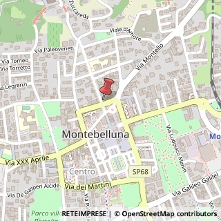 Mappa Viale della Vittoria, 12, 31044 Montebelluna, Treviso (Veneto)