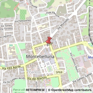 Mappa P.za Nicolò Tommaseo, 31044 Montebelluna TV, Italia, 31044 Montebelluna, Treviso (Veneto)