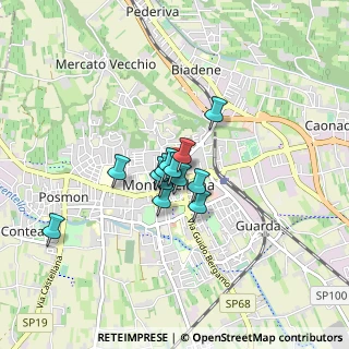 Mappa Via Partigiani, 31044 Montebelluna TV, Italia (0.49385)