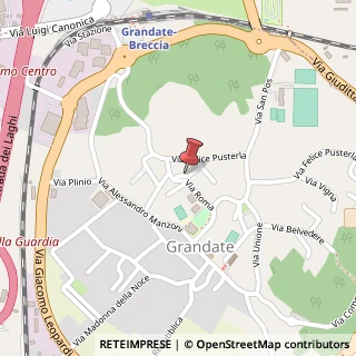 Mappa Via Tiziano Vecellio, 5, 22070 Grandate, Como (Lombardia)