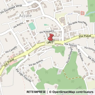 Mappa Via Piave, 78, 21022 Azzate VA, Italia, 21022 Azzate, Varese (Lombardia)