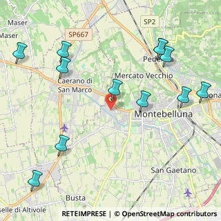 Mappa Via Bruno Buozzi, 31044 Montebelluna TV, Italia (2.63583)