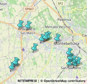 Mappa Via Pastore Giulio, 31044 Montebelluna TV, Italia (2.32)