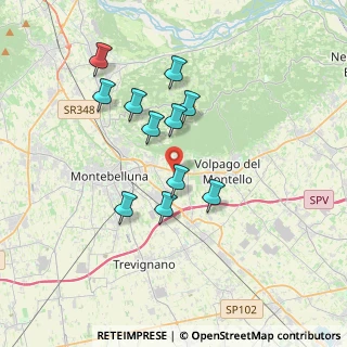 Mappa Via Jacopo Sansovino, 31044 Montebelluna TV, Italia (3.13273)