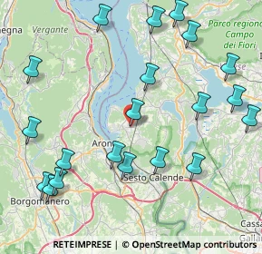 Mappa Via Napoli, 21021 Angera VA, Italia (9.9735)