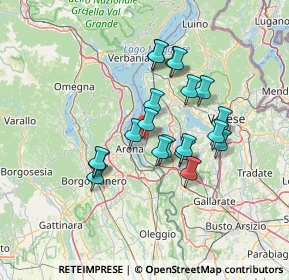 Mappa Via Napoli, 21021 Angera VA, Italia (11.2735)