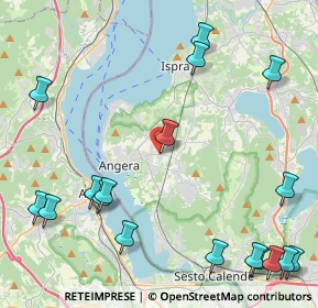 Mappa Via Napoli, 21021 Angera VA, Italia (5.905)