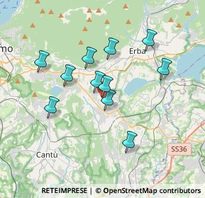 Mappa Via Vittorio Veneto, 22030 Orsenigo CO, Italia (3.07545)