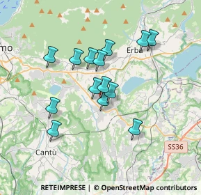 Mappa Via Vittorio Veneto, 22030 Orsenigo CO, Italia (2.88643)