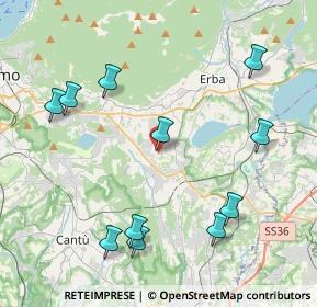 Mappa Via Vittorio Veneto, 22030 Orsenigo CO, Italia (4.61909)