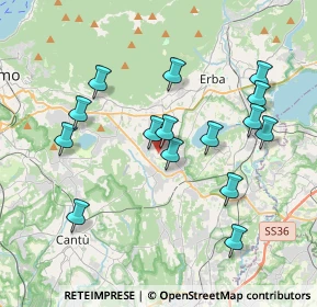 Mappa Via Vittorio Veneto, 22030 Orsenigo CO, Italia (3.72133)