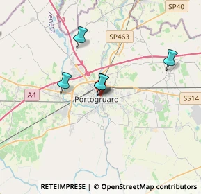 Mappa Via C. Valle, 30026 Portogruaro VE, Italia (5.13636)