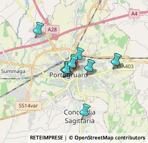 Mappa Via C. Valle, 30026 Portogruaro VE, Italia (1.12)