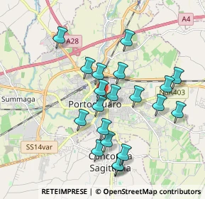 Mappa Via C. Valle, 30026 Portogruaro VE, Italia (1.7635)