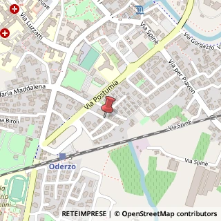 Mappa Via corazzin giuseppe 1, 31046 Oderzo, Treviso (Veneto)