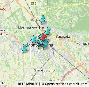 Mappa Via C. A. Liberali, 31044 Montebelluna TV, Italia (0.72929)
