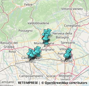 Mappa Via C. A. Liberali, 31044 Montebelluna TV, Italia (11.5885)