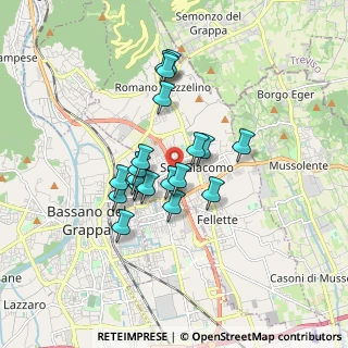 Mappa SS47, 36060 Romano D'ezzelino VI, Italia (1.3265)