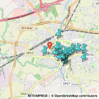 Mappa Via Giacomo Leopardi, 30026 Portogruaro VE, Italia (0.7955)