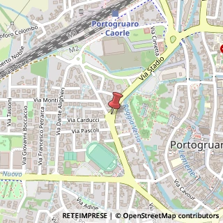 Mappa Via Stadio, 13, 30026 Portogruaro, Venezia (Veneto)
