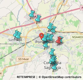 Mappa Via Giacomo Leopardi, 30026 Portogruaro VE, Italia (1.68368)