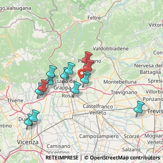 Mappa 31020 San Zenone degli Ezzelini TV, Italia (14.28923)