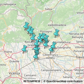 Mappa 31020 San Zenone degli Ezzelini TV, Italia (9.45647)