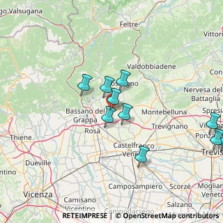 Mappa 31020 San Zenone degli Ezzelini TV, Italia (20.89)