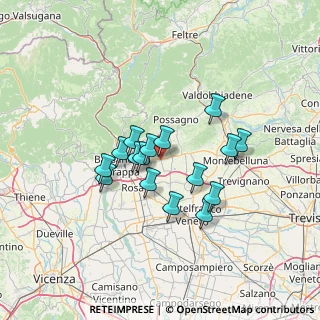 Mappa 31020 San Zenone degli Ezzelini TV, Italia (10.57625)