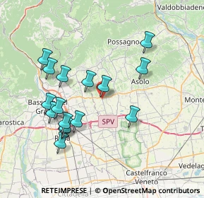 Mappa 31020 San Zenone degli Ezzelini TV, Italia (7.39125)