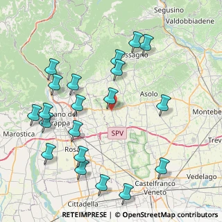 Mappa 31020 San Zenone degli Ezzelini TV, Italia (9.4235)