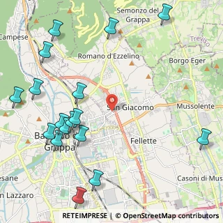 Mappa Via XXV Aprile, 36060 Romano D'ezzelino VI, Italia (2.80059)