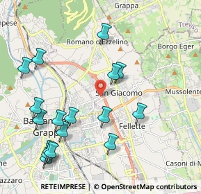 Mappa Via XXV Aprile, 36060 Romano D'ezzelino VI, Italia (2.33353)