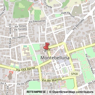 Mappa Piazza Bellona, 1, 31044 Montebelluna, Treviso (Veneto)