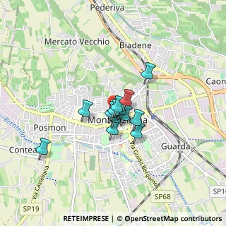 Mappa Via A. Serena, 31044 Montebelluna TV, Italia (0.48385)