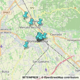 Mappa Via Santa Lucia, 31044 Montebelluna TV, Italia (0.90727)