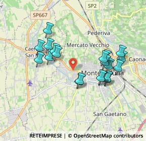 Mappa Via M. Mazzocato, 31044 Montebelluna TV, Italia (1.709)