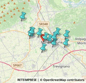 Mappa Via M. Mazzocato, 31044 Montebelluna TV, Italia (2.40615)