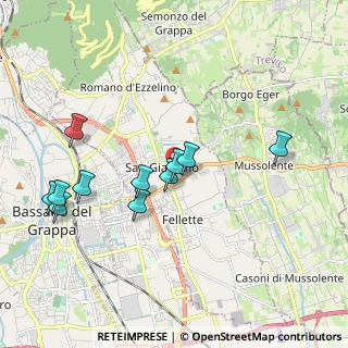 Mappa Via Romita, 36060 Romano D'ezzelino VI, Italia (1.89)
