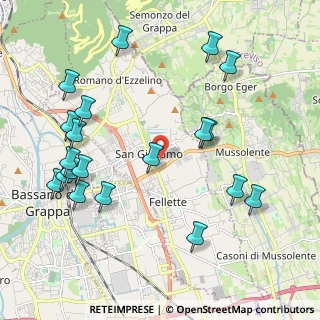 Mappa Via Romita, 36060 Romano D'ezzelino VI, Italia (2.3705)