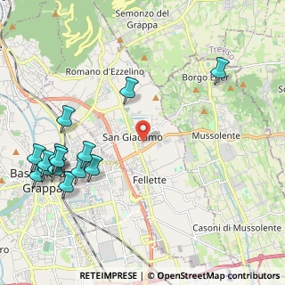 Mappa Via Romita, 36060 Romano D'ezzelino VI, Italia (2.70667)