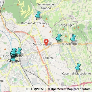 Mappa Via Romita, 36060 Romano D'ezzelino VI, Italia (3.04692)