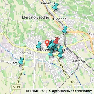 Mappa Via S. Maria in Colle, 31044 Montebelluna TV, Italia (0.60714)