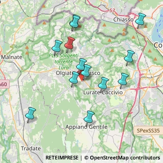 Mappa Via Gabelli, 22077 Olgiate Comasco CO, Italia (3.97)