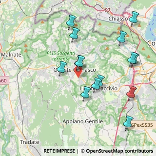 Mappa Via Gabelli, 22077 Olgiate Comasco CO, Italia (4.255)
