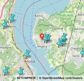 Mappa Via Bologna, 21021 Angera VA, Italia (2.56)