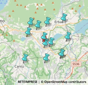 Mappa Orsenigo, 22030 Orsenigo CO, Italia (3.08923)