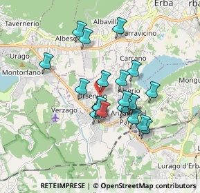 Mappa Orsenigo, 22030 Orsenigo CO, Italia (1.435)